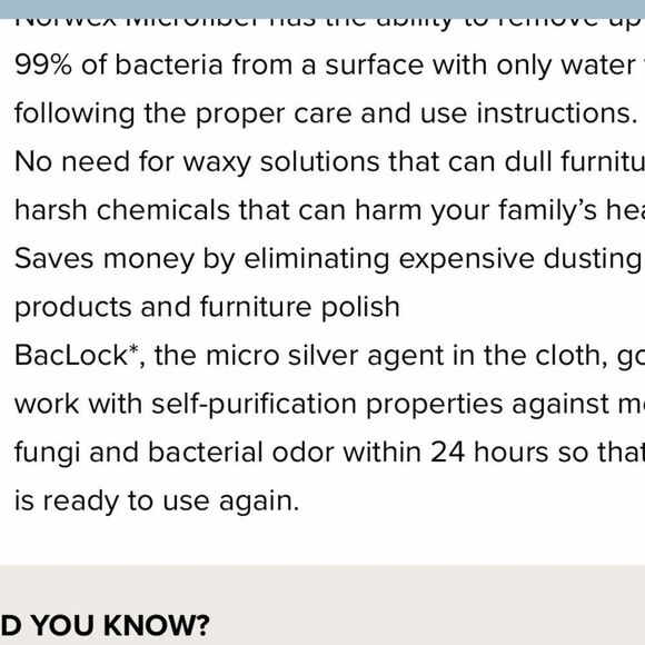 Norwex Dusting Mitt LE Dark Blue NWOT - Picture 11 of 12